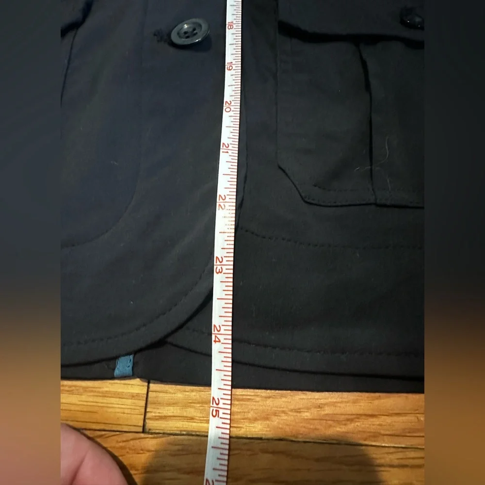 Eddie Bauer Women’s Soft Black Jacket Blazer‎ Sz 8 Performance Nylon Pockets